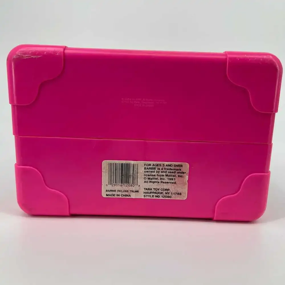 Mattel Pink & Purple Vintage Barbie Deluxe Doll Trunk | Kids OS